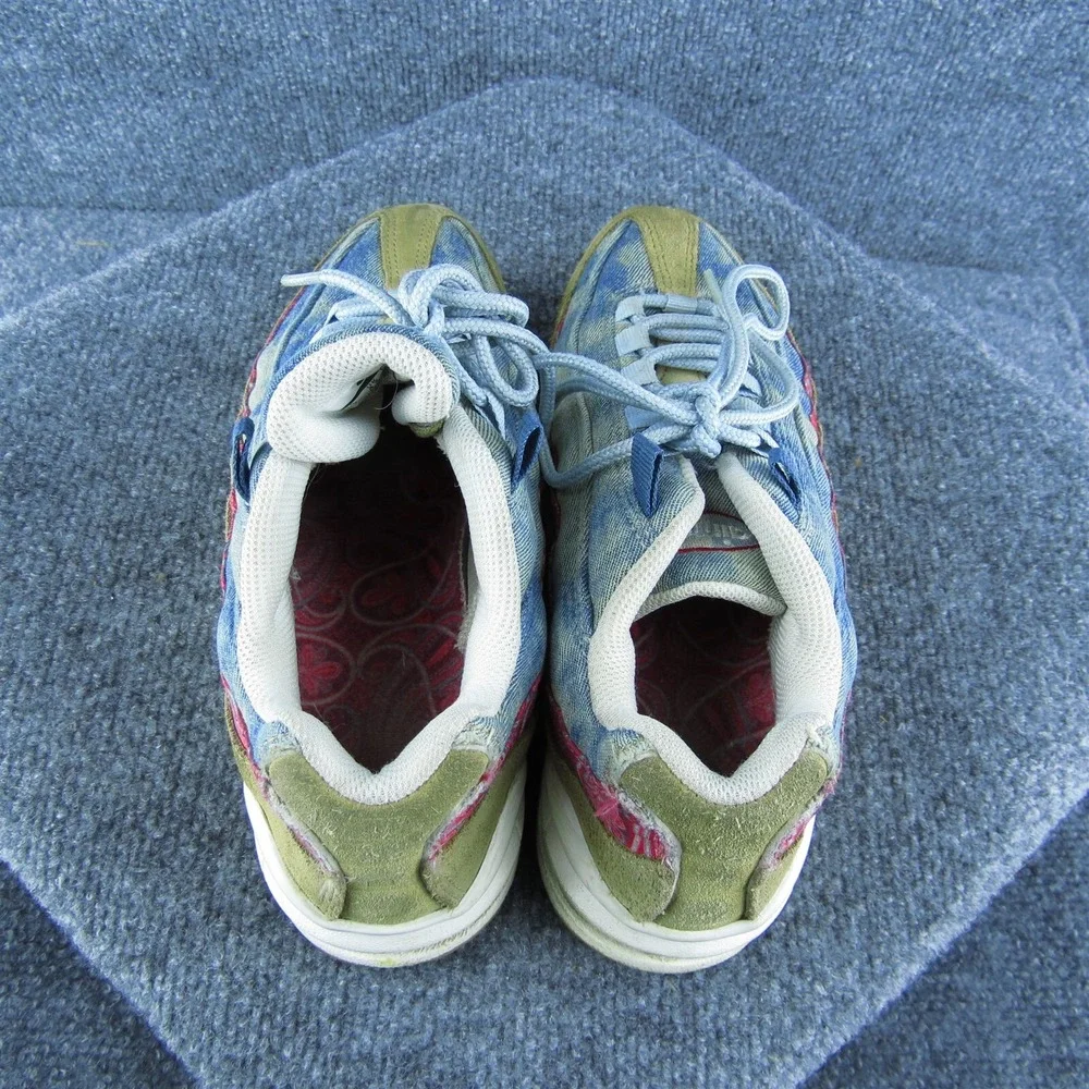 Nike‎ Air Max 95 Wild West Boys Sneaker Size 5Y Casual Blue Denim Red Paisley